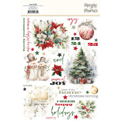 Rub-Ons - Simple Vintage - Old-Fashioned Christmas