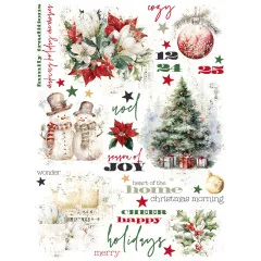 Rub-Ons - Simple Vintage - Old-Fashioned Christmas