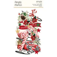 Simple Pages - Page Pieces - Simple Vintage Old-Fashioned Christmas