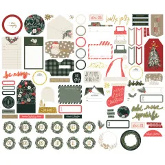 Journal Bits & Pieces Die-Cuts - Mistletoe & Holly