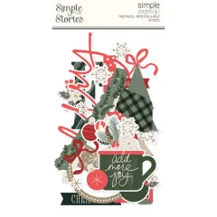 Simple Pages - Page Pieces - Mistletoe & Holly