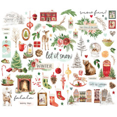 Simple Vintage Evergreen Memories - Bits & Pieces Die-Cuts