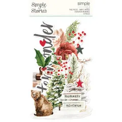Simple Pages - Page Pieces - Simple Vintage Evergreen Memories