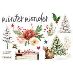 Simple Pages - Page Pieces - Simple Vintage Evergreen Memories