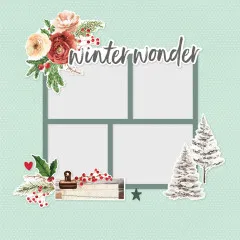 Simple Pages - Page Pieces - Simple Vintage Evergreen Memories