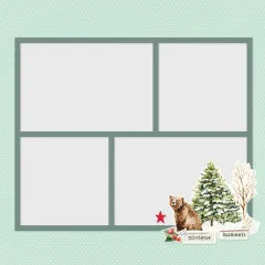 Simple Pages - Page Pieces - Simple Vintage Evergreen Memories