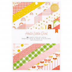 Hello Little Girl - 6x8 Paper Pad