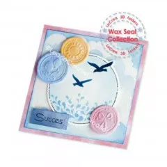 Embossing Folder - Wax Seals: Party & Sommer