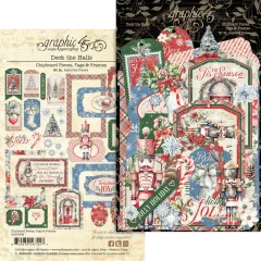 Deck the Halls - Chipboard Pieces, Tags & Frames