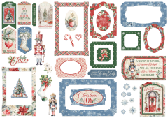 Deck the Halls - Chipboard Pieces, Tags & Frames