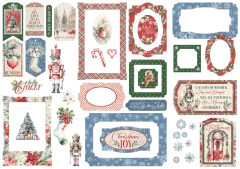 Deck the Halls - Chipboard Pieces, Tags & Frames