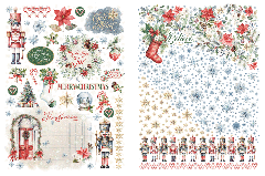 Rub-On Transfer - Deck the Halls