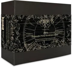 Graphic 45 - Rectangle Policy Envelope Album - black