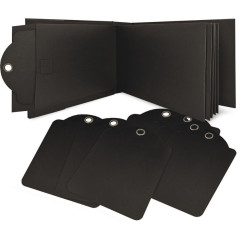 Graphic 45 - Rectangle Policy Envelope Album - black