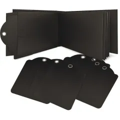 Graphic 45 - Rectangle Policy Envelope Album - black