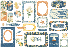 Scenic Route - Chipboard Pieces, Tags & Frames