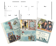 Graphic 45 - Binder Album 6x8 Inch Multi Pack Pocket Page Refills