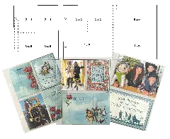 Graphic 45 - Binder Album 6x8 Inch Multi Pack Pocket Page Refills