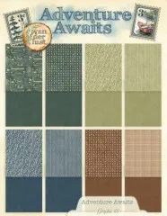 Adventure Awaits - 8,5x11 Patterns & Solids Pack