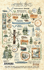 Adventure Awaits - Ephemera Die-Cut Assortment