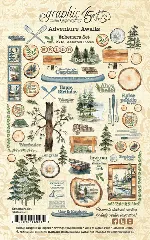 Adventure Awaits - Ephemera Die-Cut Assortment