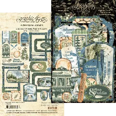 Adventure Awaits - Chipboard Pieces, Tags & Frames
