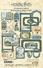 Adventure Awaits - Chipboard Pieces, Tags & Frames