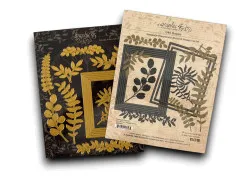 Graphic 45 - Cutting Dies - Rectangle Frames with Ferns & Foliage