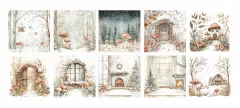 Dutch Doobadoo - A4 Collage Paper Set - Winter Wonderland