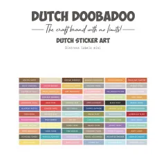 Dutch Sticker Art - A5 Mini Distress Labels