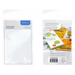 Tonic Studios - Crafters Acrylic Stamping Block - 3x4 Inch