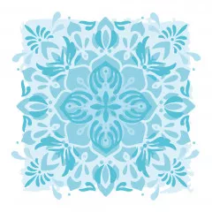 Sizzix Layered Stencils by Jessica Scott - Mosaic Flowers