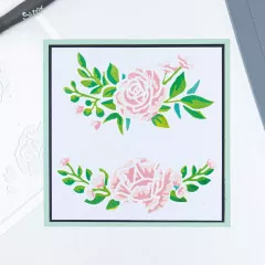 Sizzix Layered Stencils by Olivia Rose - Floral Borders