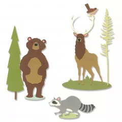 Thinlits Die Set - Forest Animals #2 by Josh Griffiths