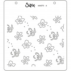 Sizzix Layered Stencils by Alexis Trimble - Flower Patch