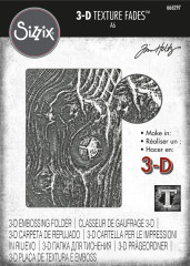 Multi-Level Embossing Folder - Texture Fades by Tim Holtz Woodgrain