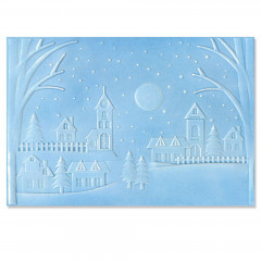 3D Embossing Folder - Winter Village