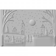 3D Embossing Folder - Winter Village