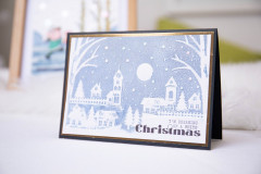 3D Embossing Folder - Winter Village