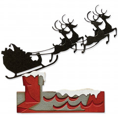 Thinlits Die by Tim Holtz - Reindeer Sleigh