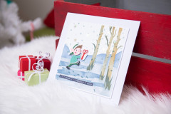 Sizzix Layered Stencils by Olivia Rose - Winter Scene