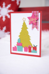 Thinlits Die und Textured Impressions Folder - Sparkle Tree by Lisa Jones