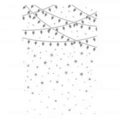 Multi-Level Embossing Folder - Stars and Lights by Jennifer Ogborn