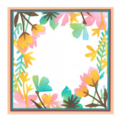 Sizzix Layered Stencils by Jennifer Ogborn - Botanical Border