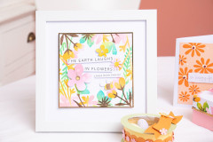 Sizzix Layered Stencils by Jennifer Ogborn - Botanical Border