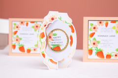 Sizzix Layered Stencils by Jennifer Ogborn - Strawberry Wreath