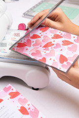 Sizzix - Layered Stencils by Kath Breen - Mark Making Hearts