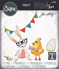 Thinlits Die by Tim Holtz - Vault Bunny + Chick