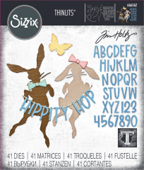 Thinlits Die by Tim Holtz - Vault Hippity Hop