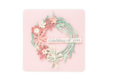 Thinlits Die by Tim Holtz - Vault Funky Floral Wreath